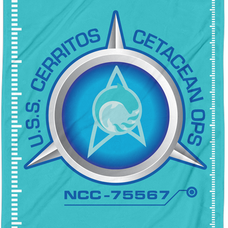 Star Trek: Lower Decks Cetacean Ops Delta Logo Beach Towel