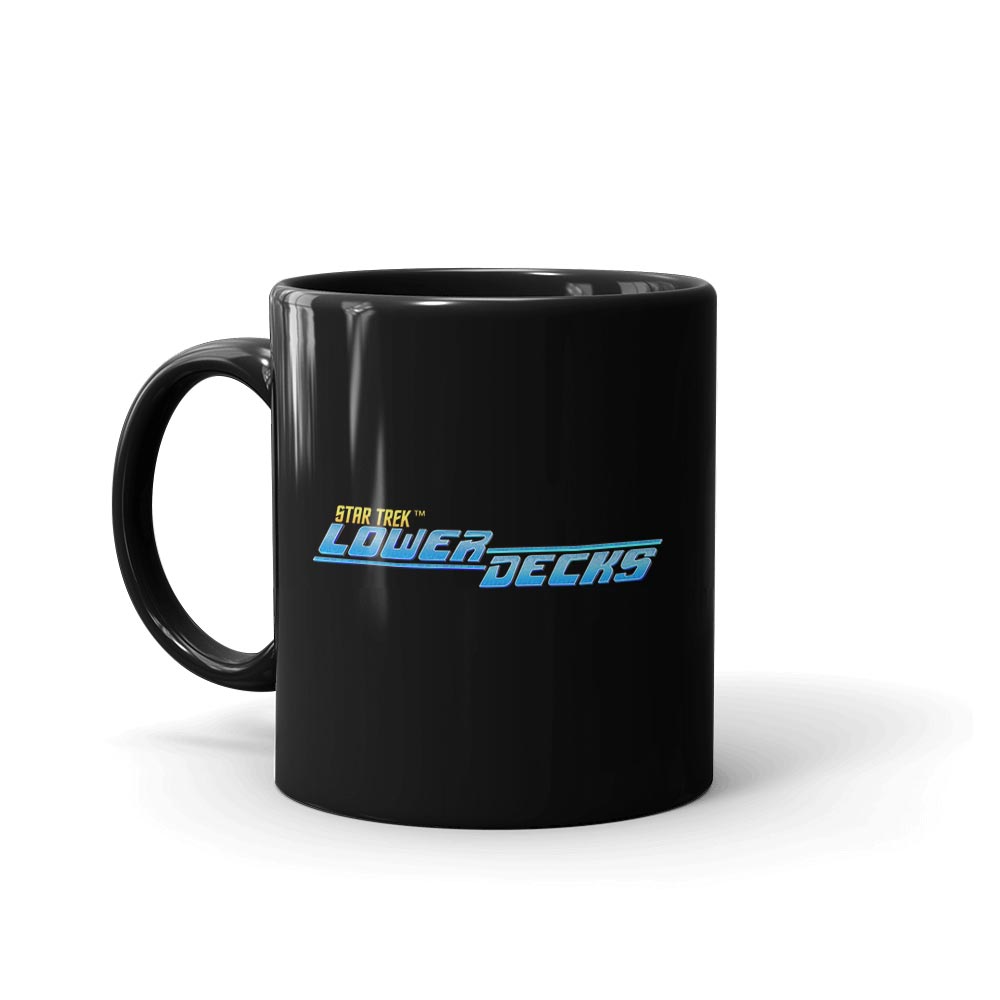 Star Trek: Lower Decks Logo Black Mug