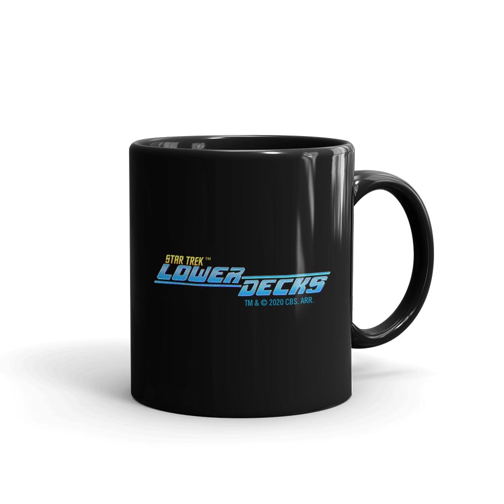 Star Trek: Lower Decks Logo Black Mug