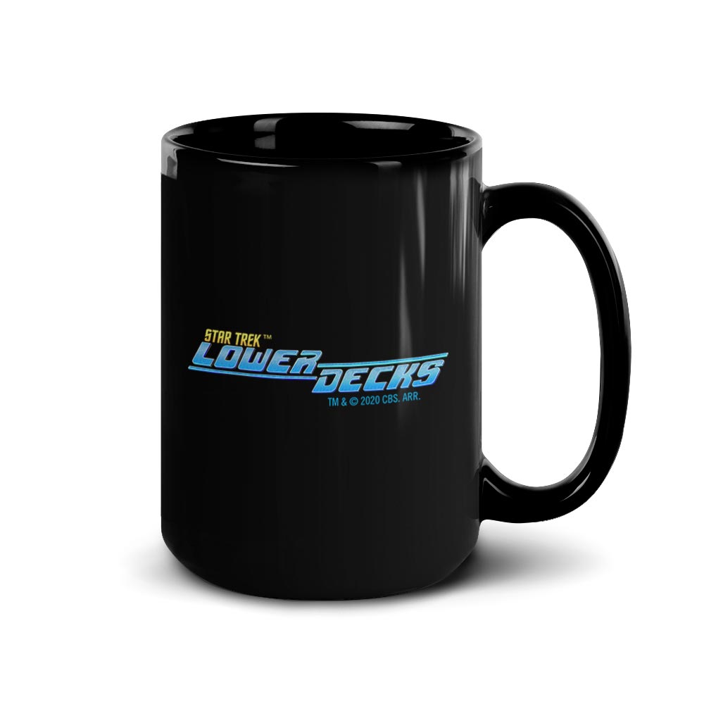 Star Trek: Lower Decks Logo Black Mug