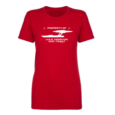 Star Trek: Lower Decks Property Of Women's Short Sleeve T-Shirt