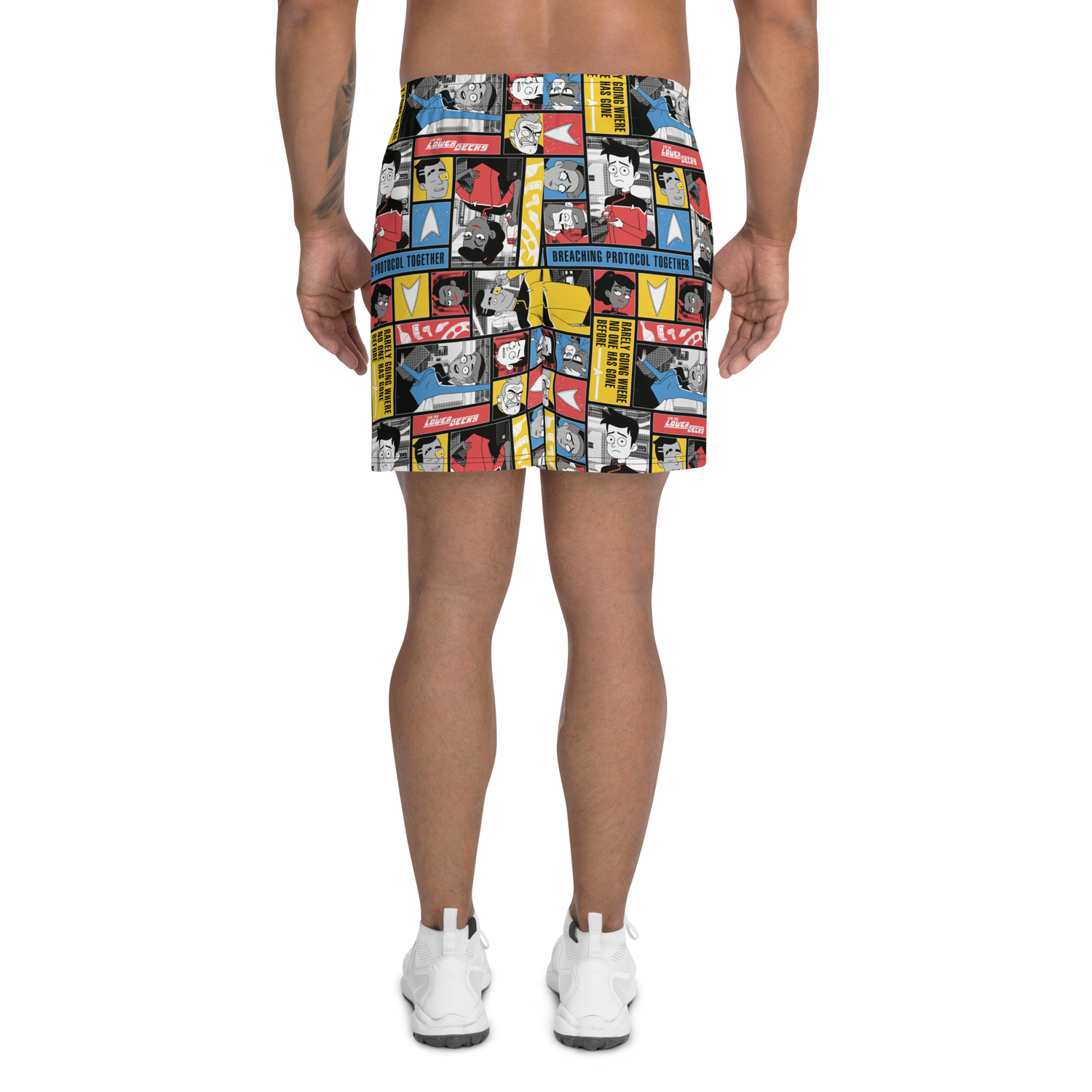 Star Trek: Lower Decks Blocks Pattern Athletic Shorts