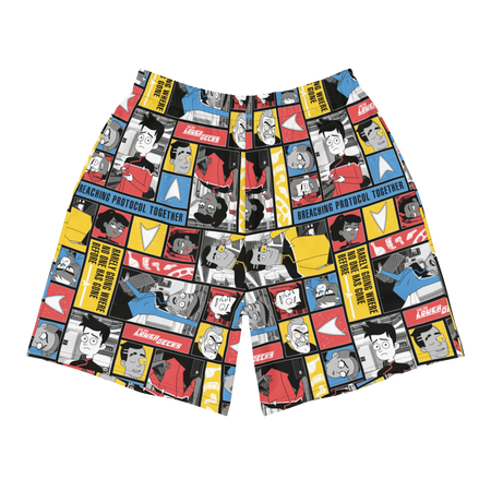 Star Trek: Lower Decks Blocks Pattern Athletic Shorts