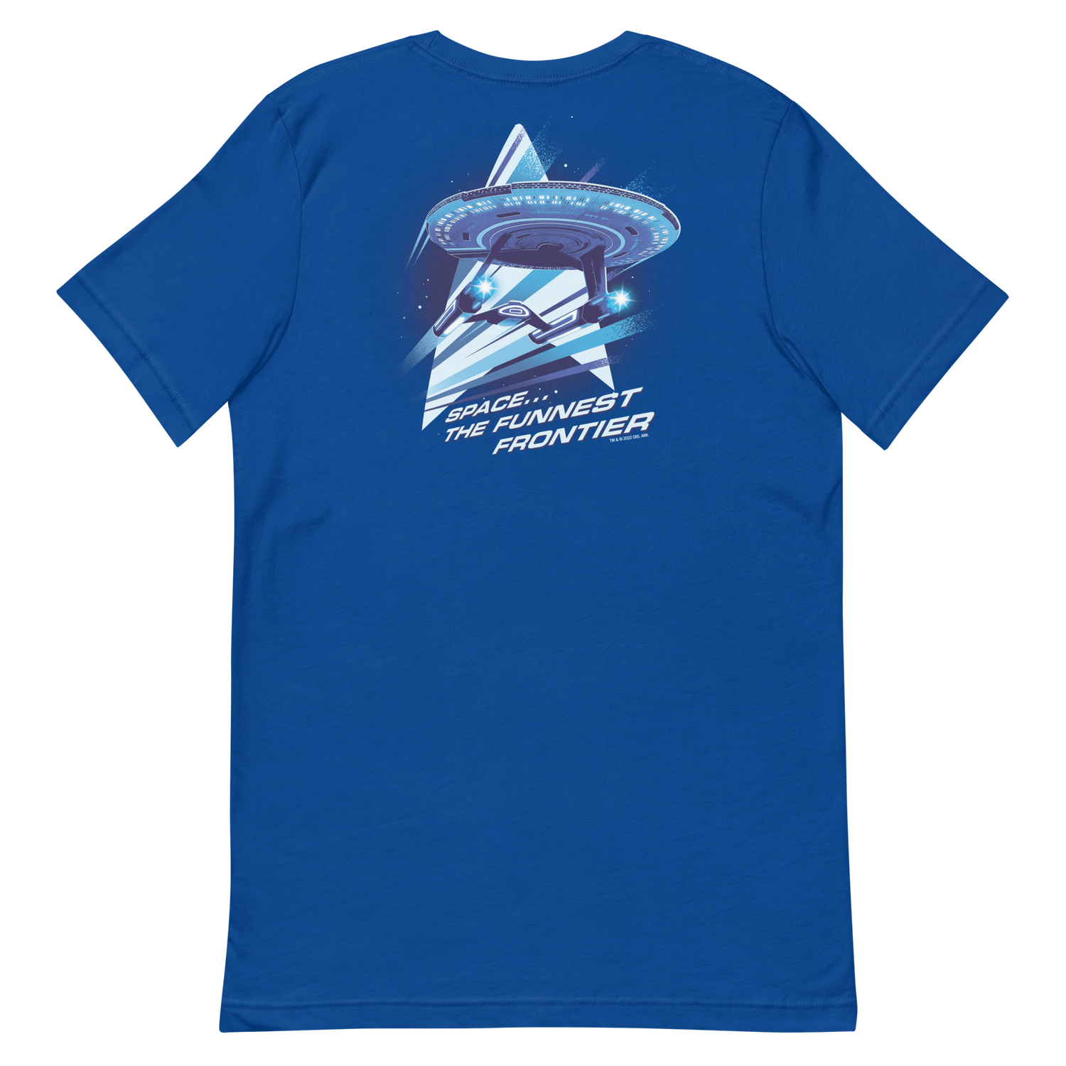 Star Trek: Lower Decks Space The Funnest Frontier Blue Unisex Premium T-Shirt