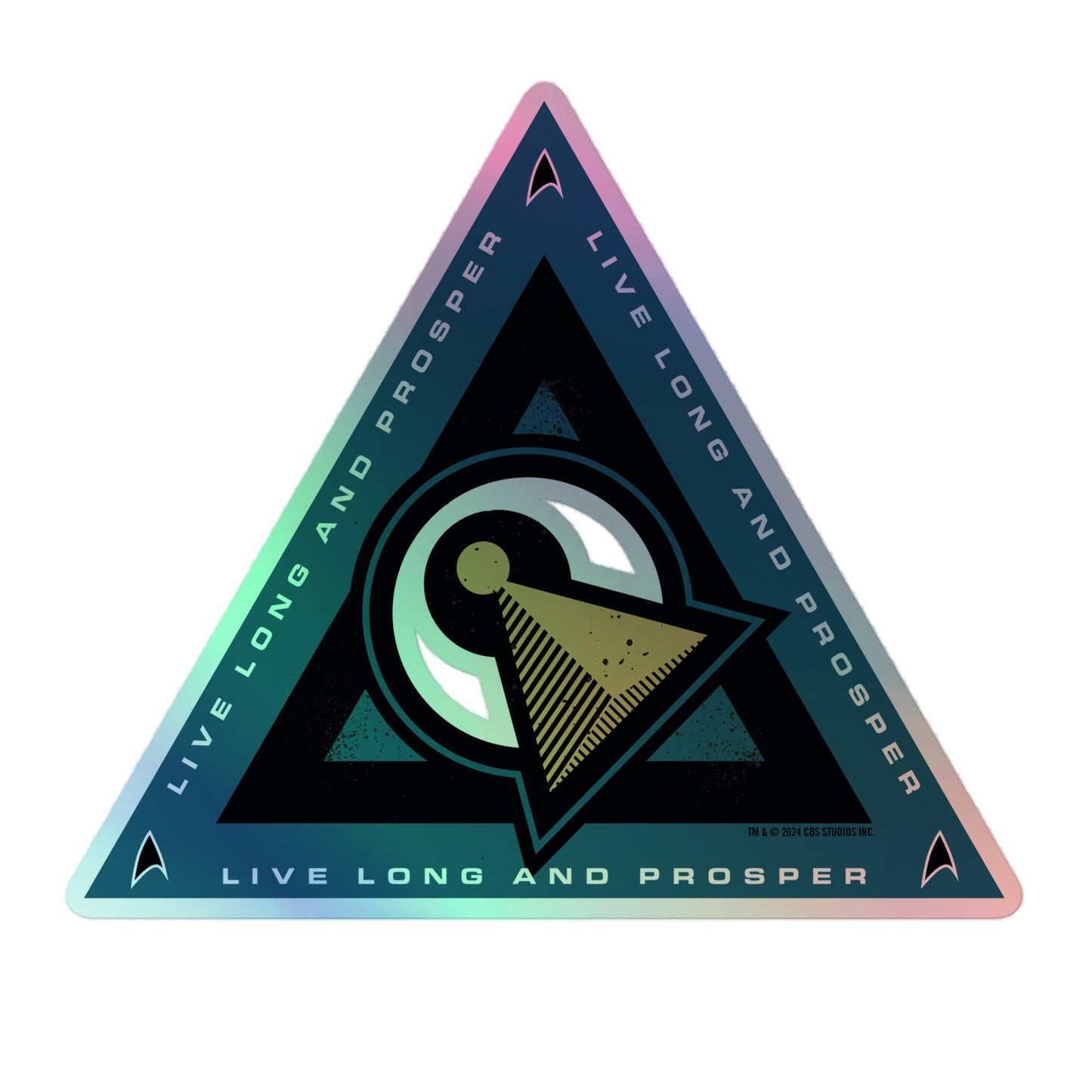 Star Trek Live Long And Prosper Holographic Sticker