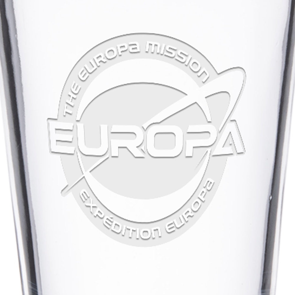 Star Trek: Picard Europa Mission Laser Engraved Pint Glass