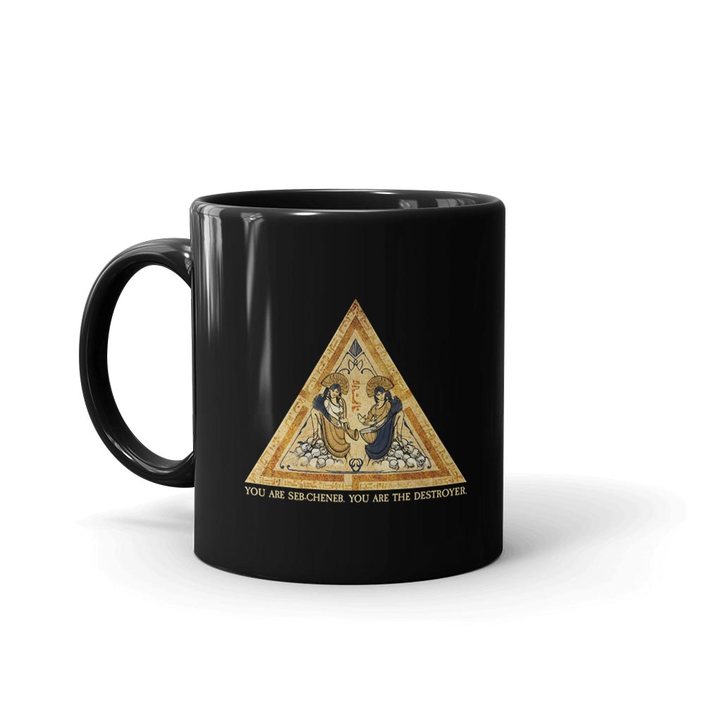 Star Trek: Picard Tarot Card Quote Black Mug