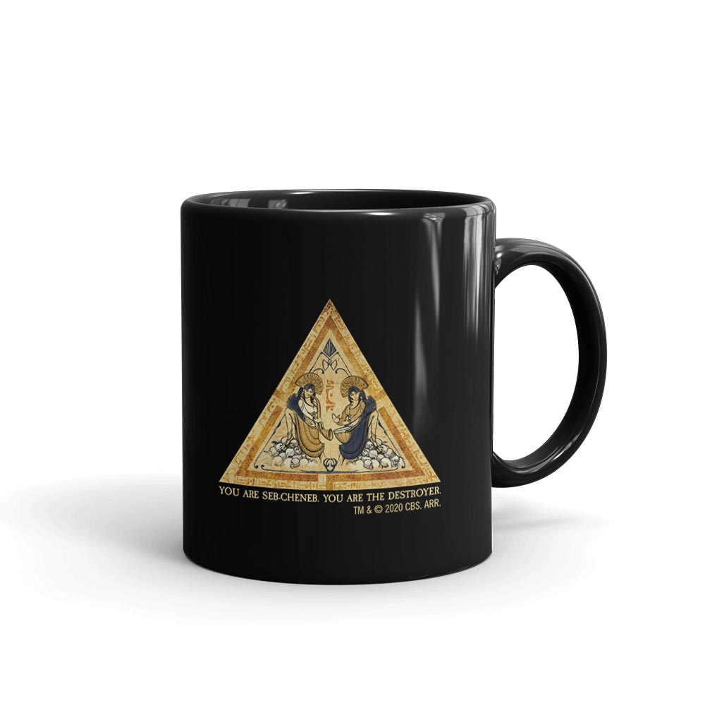 Star Trek: Picard Tarot Card Quote Black Mug