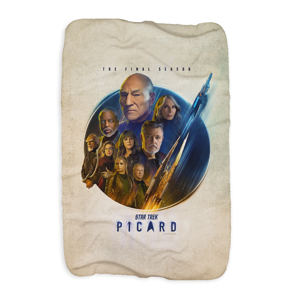 Star Trek: Picard Season 3 Cast Sherpa Blanket