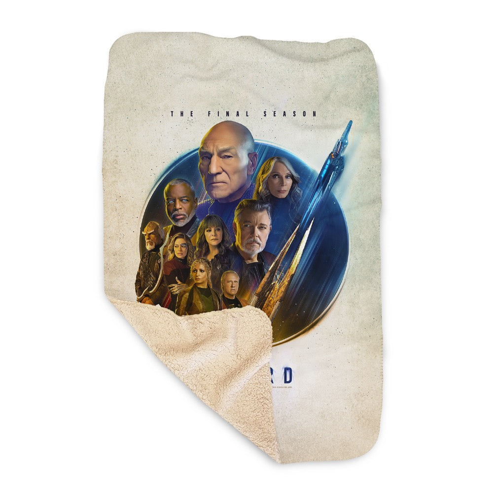 Star Trek: Picard Season 3 Cast Sherpa Blanket