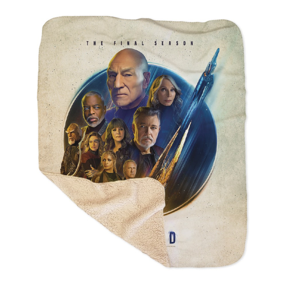 Star Trek: Picard Season 3 Cast Sherpa Blanket