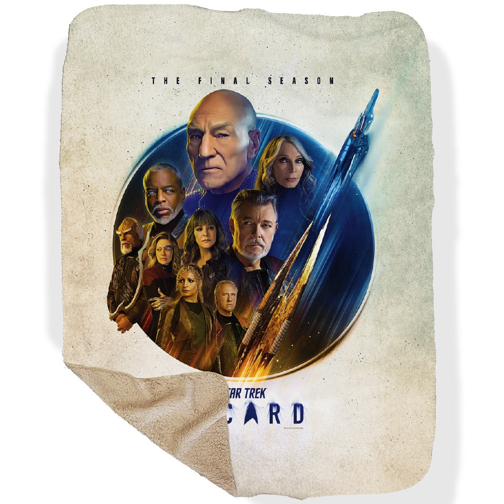 Star Trek: Picard Season 3 Cast Sherpa Blanket