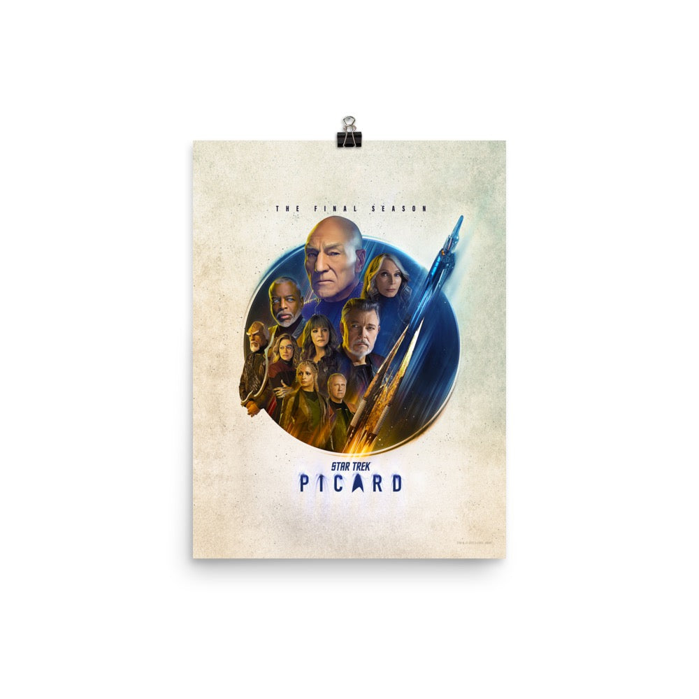 Star Trek: Picard Season 3 Cast Premium Matte Paper Poster