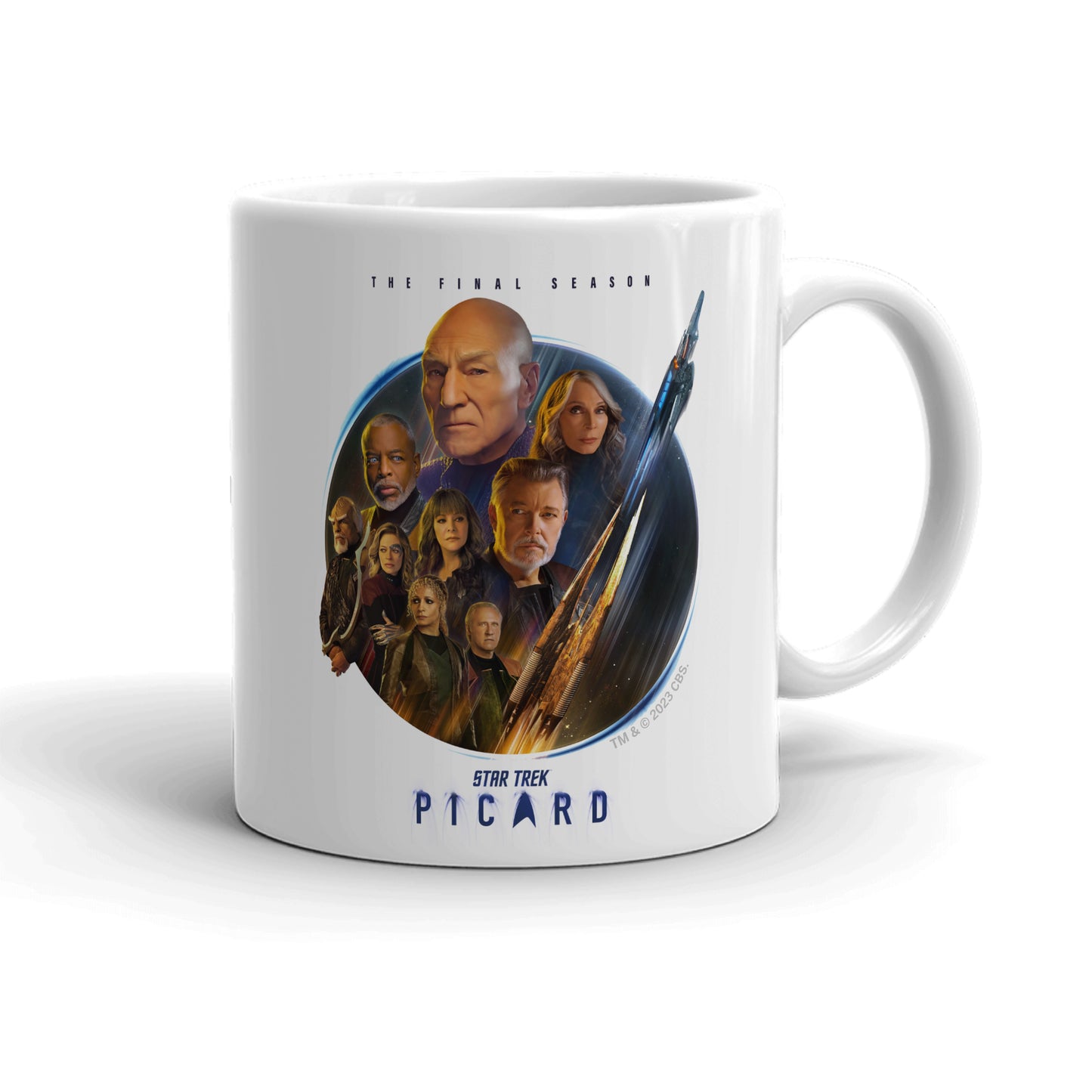 Star Trek: Picard Season 3 Cast White Mug