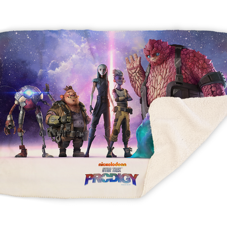 Star Trek: Prodigy Key Art Sherpa Blanket