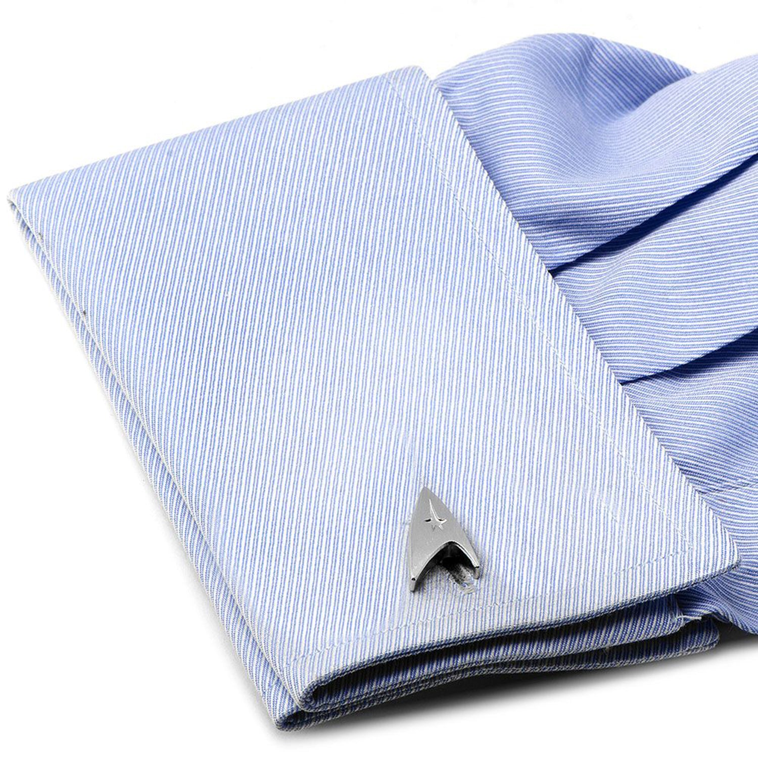 Star Trek Silver Delta Shield Cufflinks