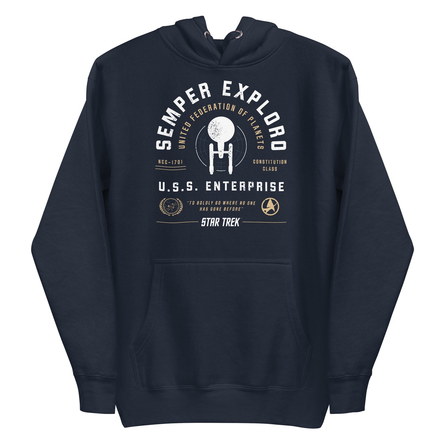 Star Trek Semper Exploro Adult Hoodie