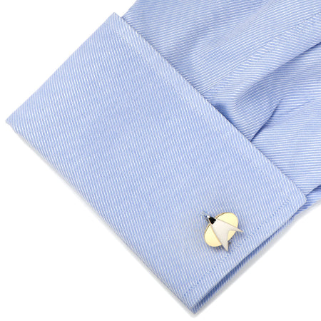 Star Trek Two Tone Delta Shield Cufflinks