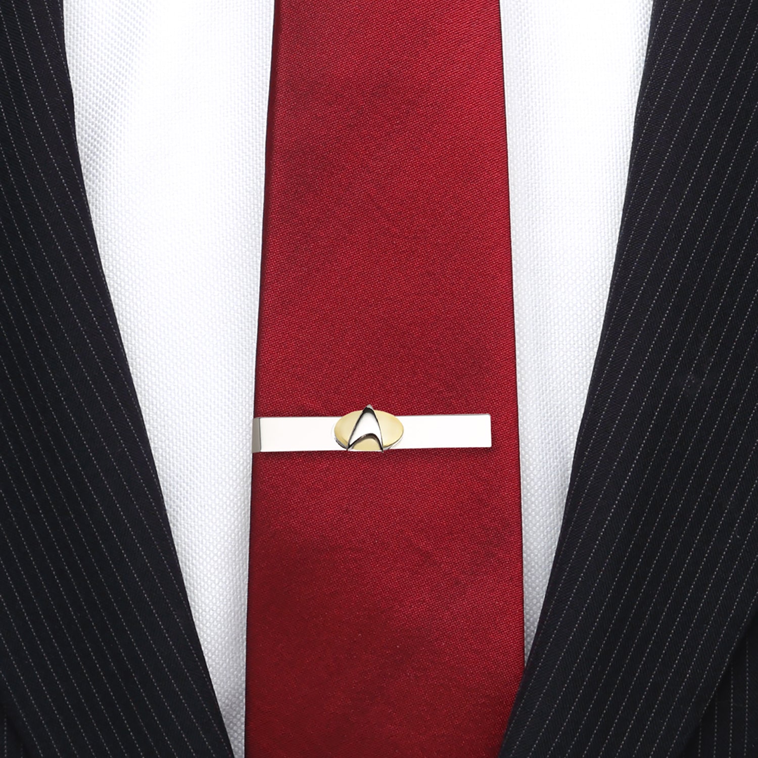 Star Trek Two Tone Delta Shield Tie Bar