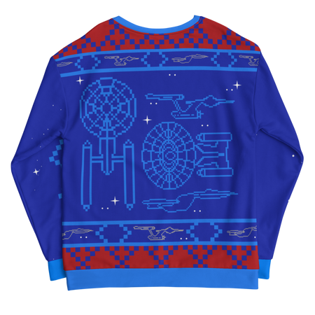 Star Trek Schemantics Holiday Unisex Crew Neck Sweatshirt