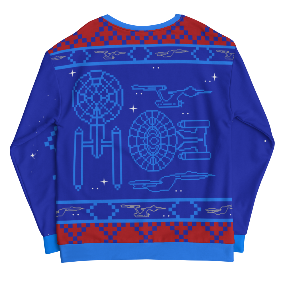 Star Trek Schemantics Holiday Unisex Crew Neck Sweatshirt