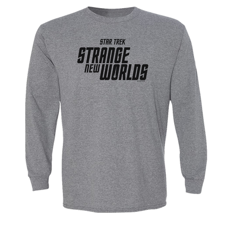 Star Trek: Strange New Worlds Logo Adult Long Sleeve T-Shirt