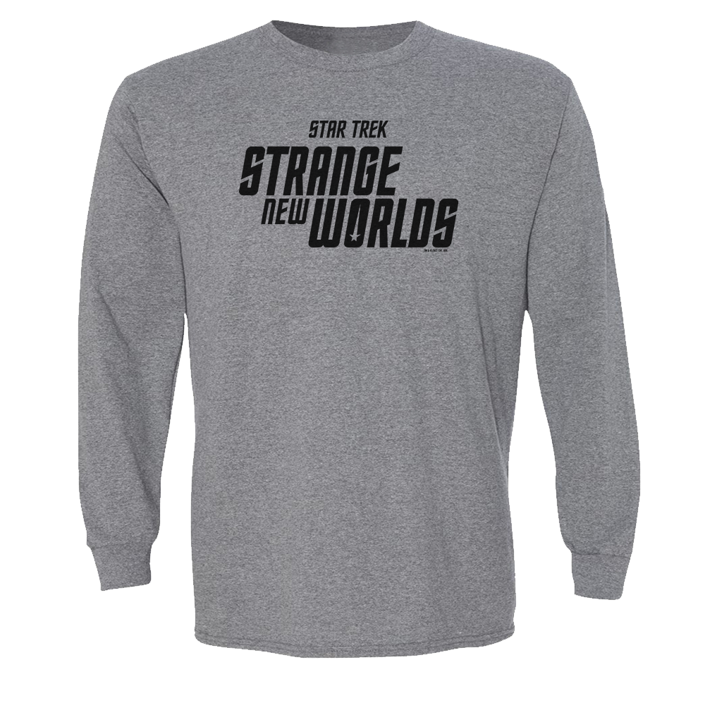 Star Trek: Strange New Worlds Logo Adult Long Sleeve T-Shirt