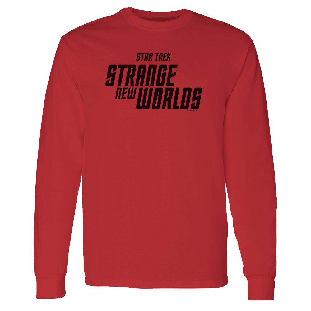 Star Trek: Strange New Worlds Logo Adult Long Sleeve T-Shirt