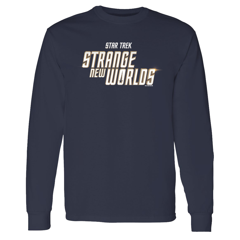 Star Trek: Strange New Worlds Flare Logo Adult Long Sleeve T-Shirt