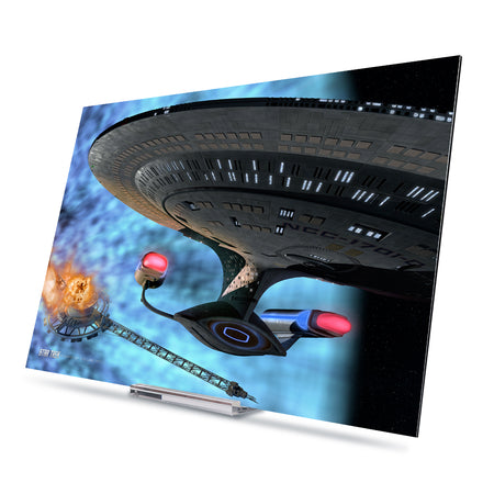 Star Trek: The Next Generation Ships of the Line Quantum Mystery Acrylic