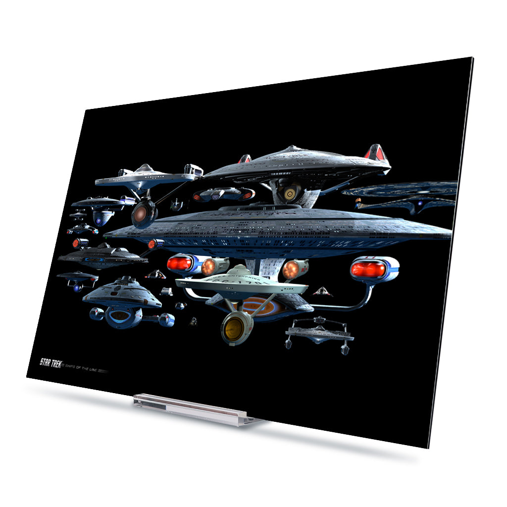 Star Trek Ships of the Line Starfleet Collage Acrylic