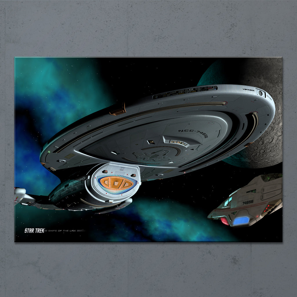 Star Trek: Voyager Ships of the Line Homeward Bound Acrylic