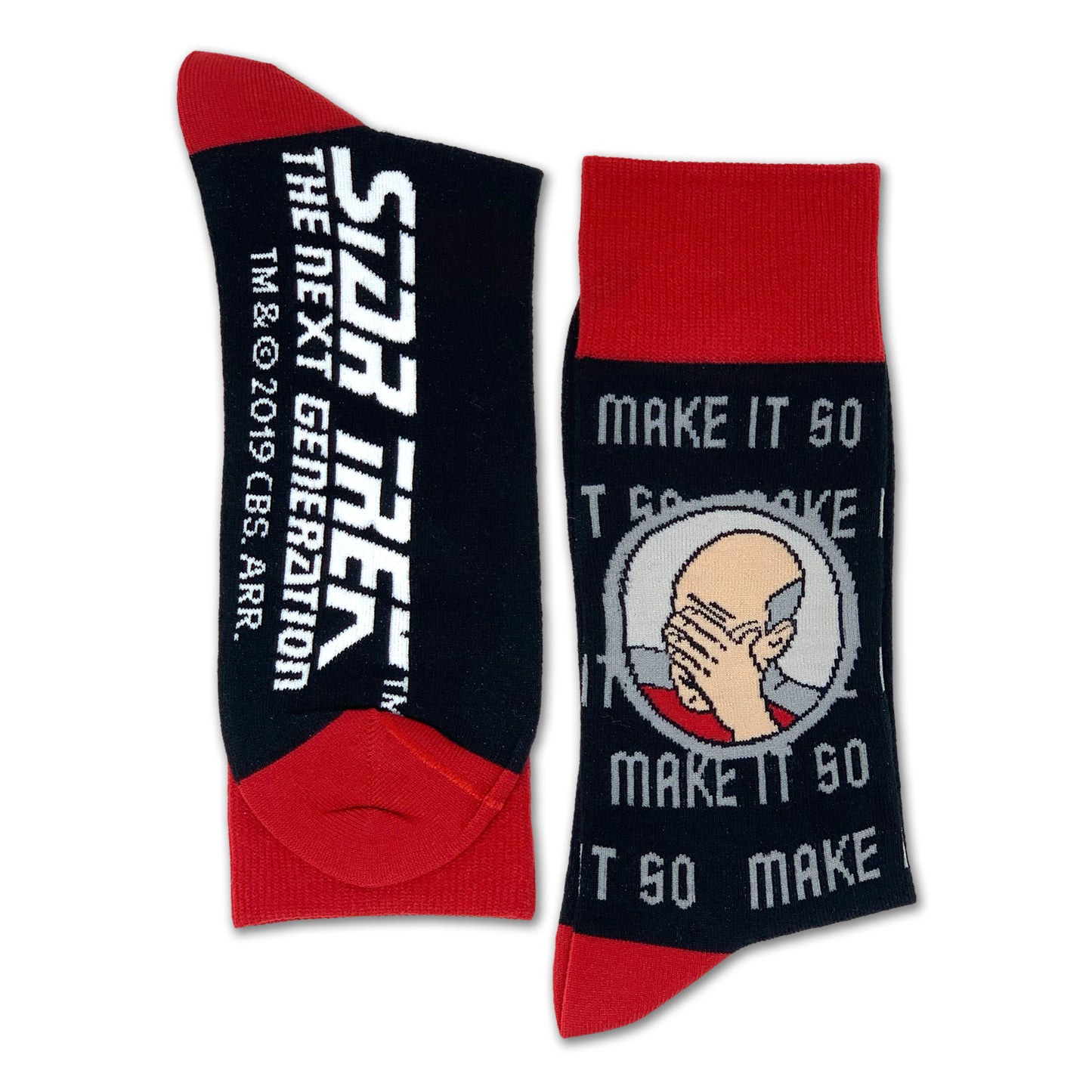 Star Trek: The Next Generation Facepalm Sock