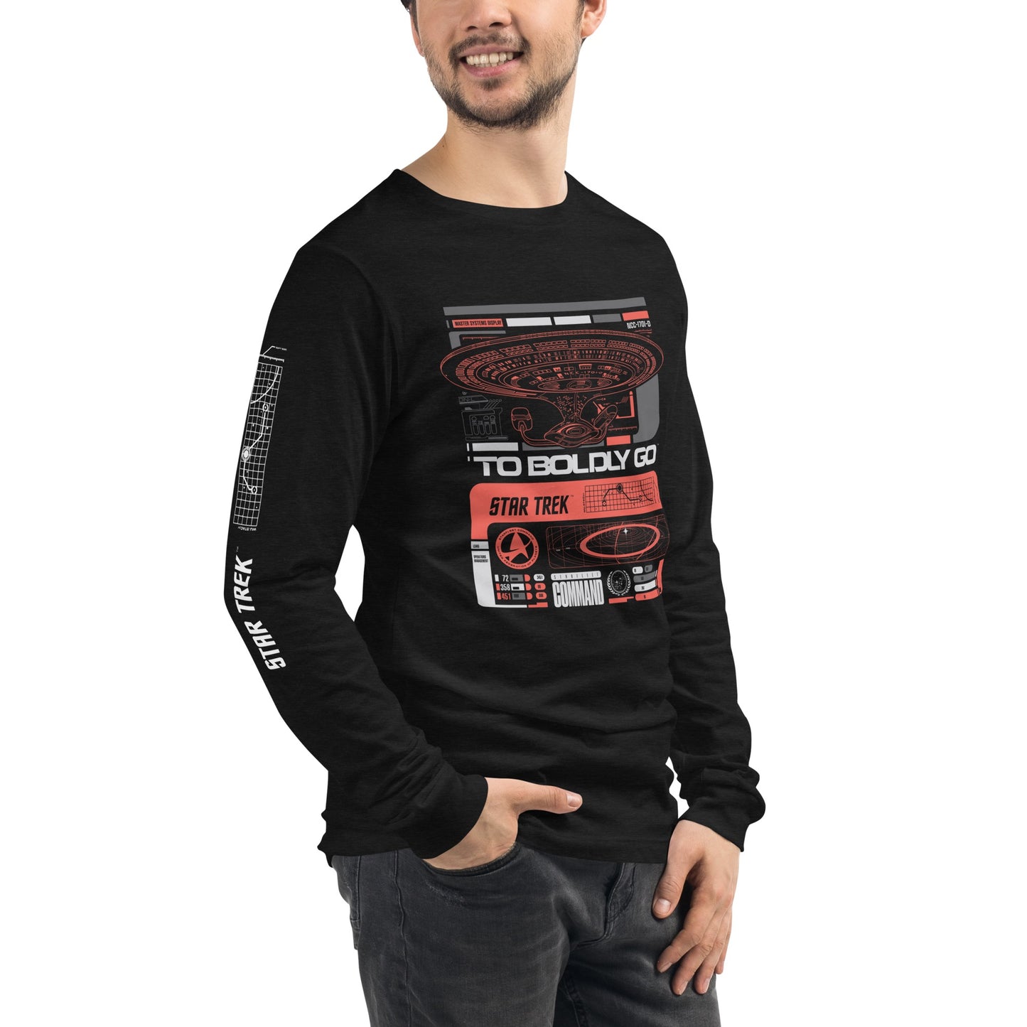 Star Trek To Boldly Go Long Sleeve T-Shirt