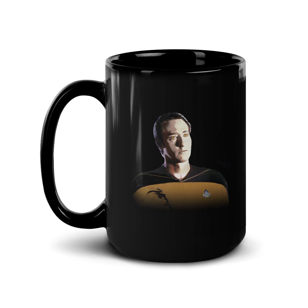 Star Trek: The Next Generation Data Parameters Black Mug