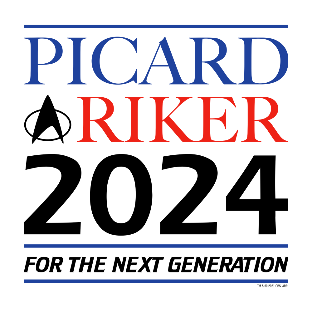 Star Trek: The Next Generation Picard & Riker 2024 Adult Short Sleeve T-Shirt