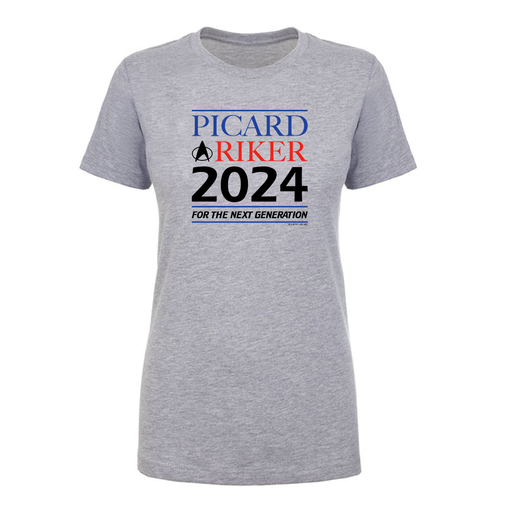 Star Trek: The Next Generation Picard & Riker 2024 Women's Short Sleeve T-Shirt