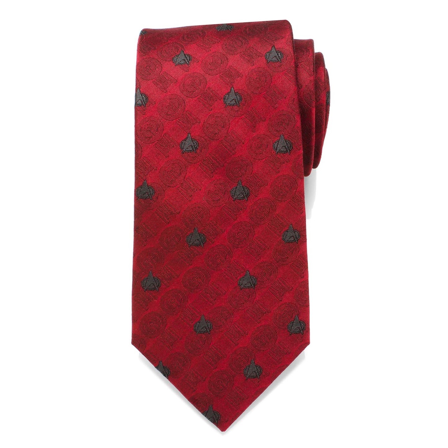 Star Trek: The Next Generation Red Delta Shield Men's Tie