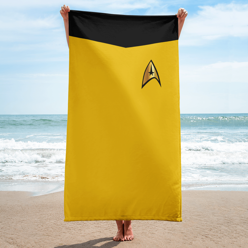 Star Trek: The Original Series Command Uniform Beach Towel