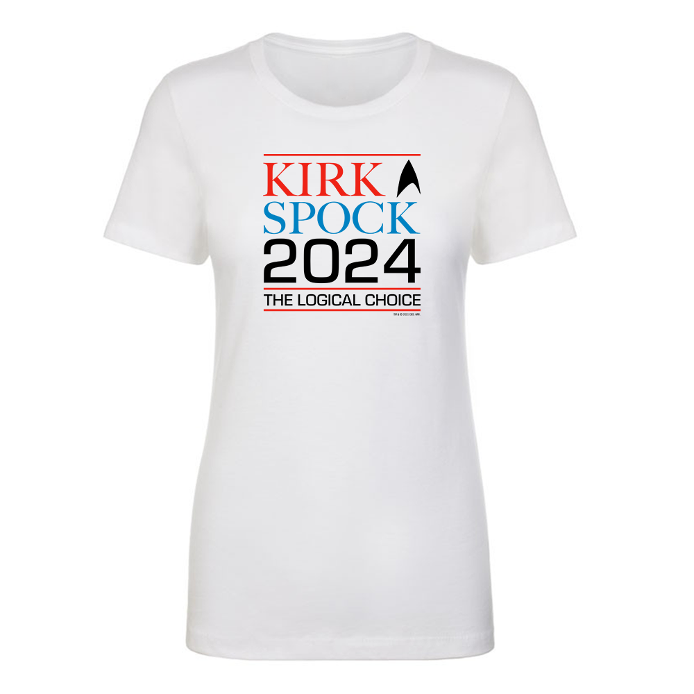 Star Trek: The Original Series Kirk & Spock 2024 Women's Short Sleeve T-Shirt