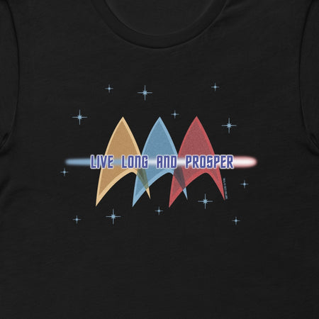 Star Trek: The Original Series Live Long & Prosper Deltas Adult Short Sleeve T-Shirt