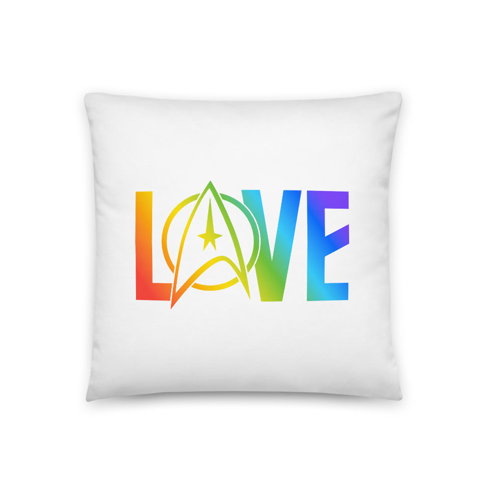 Star Trek: The Original Series Pride Love Throw Pillow