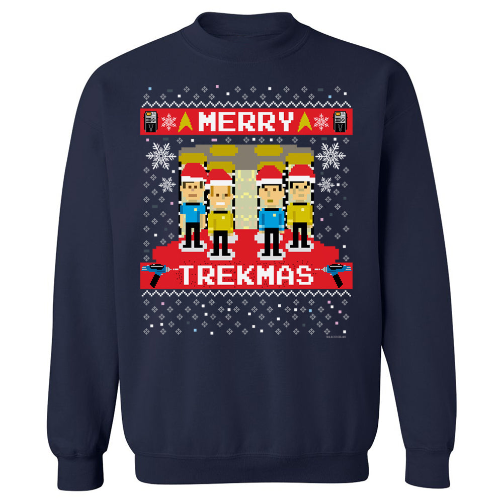 Star Trek: The Original Series Merry Trekmas Fleece Crewneck Sweatshirt