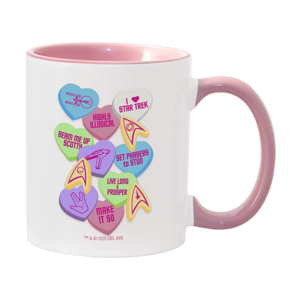 Star Trek: The Original Series Valentine's Day Collage Two-Tone Mug