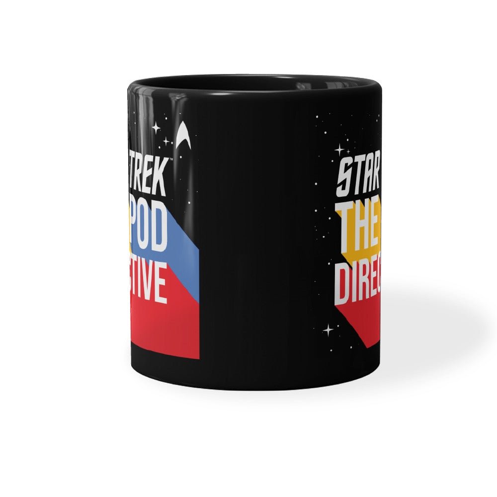 Star Trek The Pod Directive Black Mug