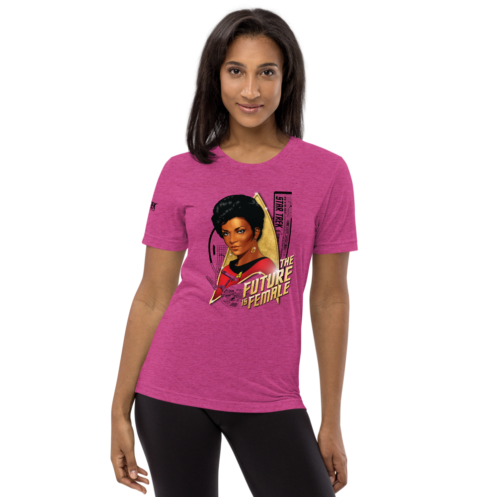 Star Trek: The Original Series Uhura The Future Is Female Unisex Tri-Blend T-Shirt