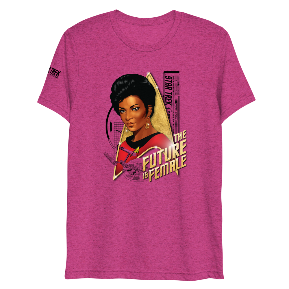 Star Trek: The Original Series Uhura The Future Is Female Unisex Tri-Blend T-Shirt