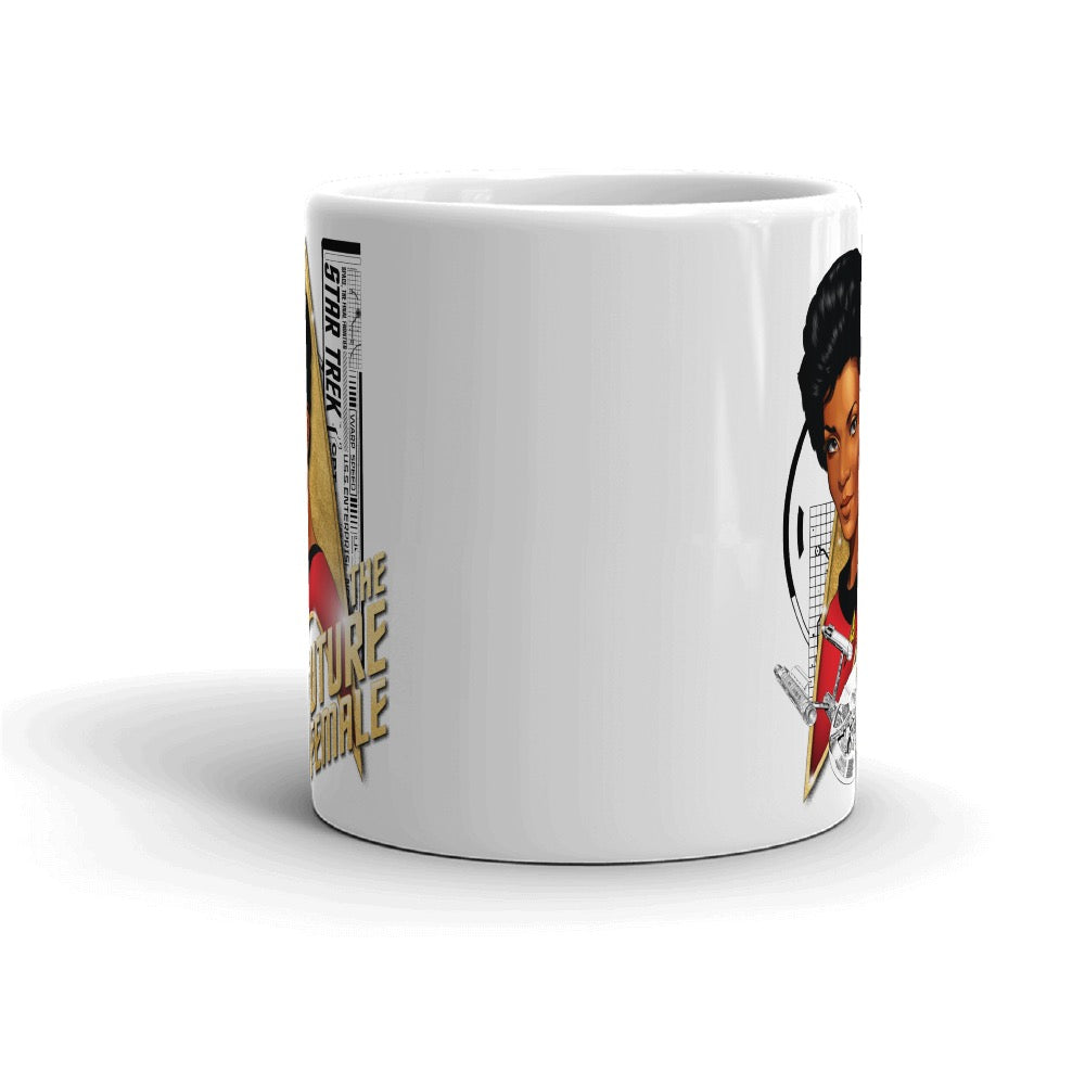 Star Trek: The Original Series Uhura The Future is Female White Mug