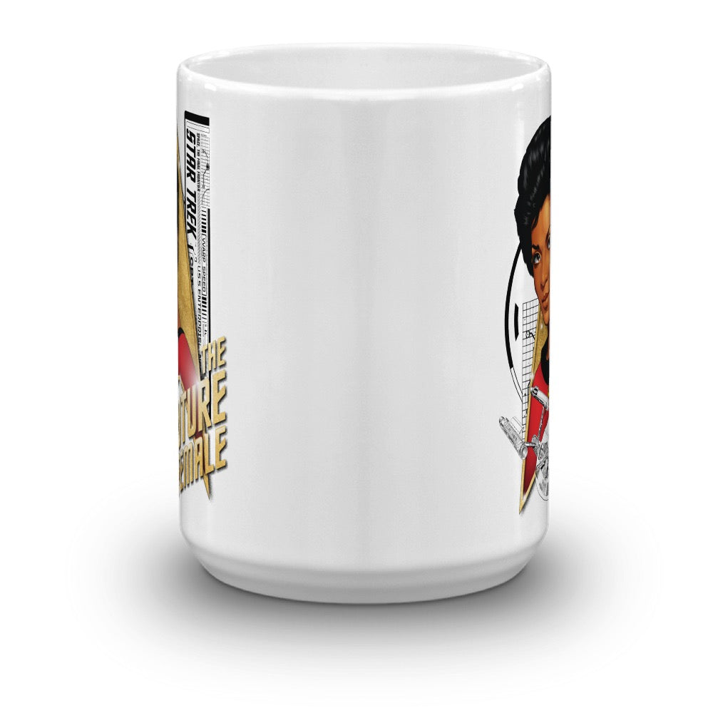 Star Trek: The Original Series Uhura The Future is Female White Mug