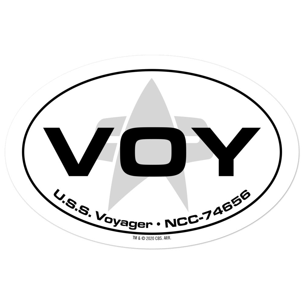 Star Trek: Voyager Location Die Cut Sticker